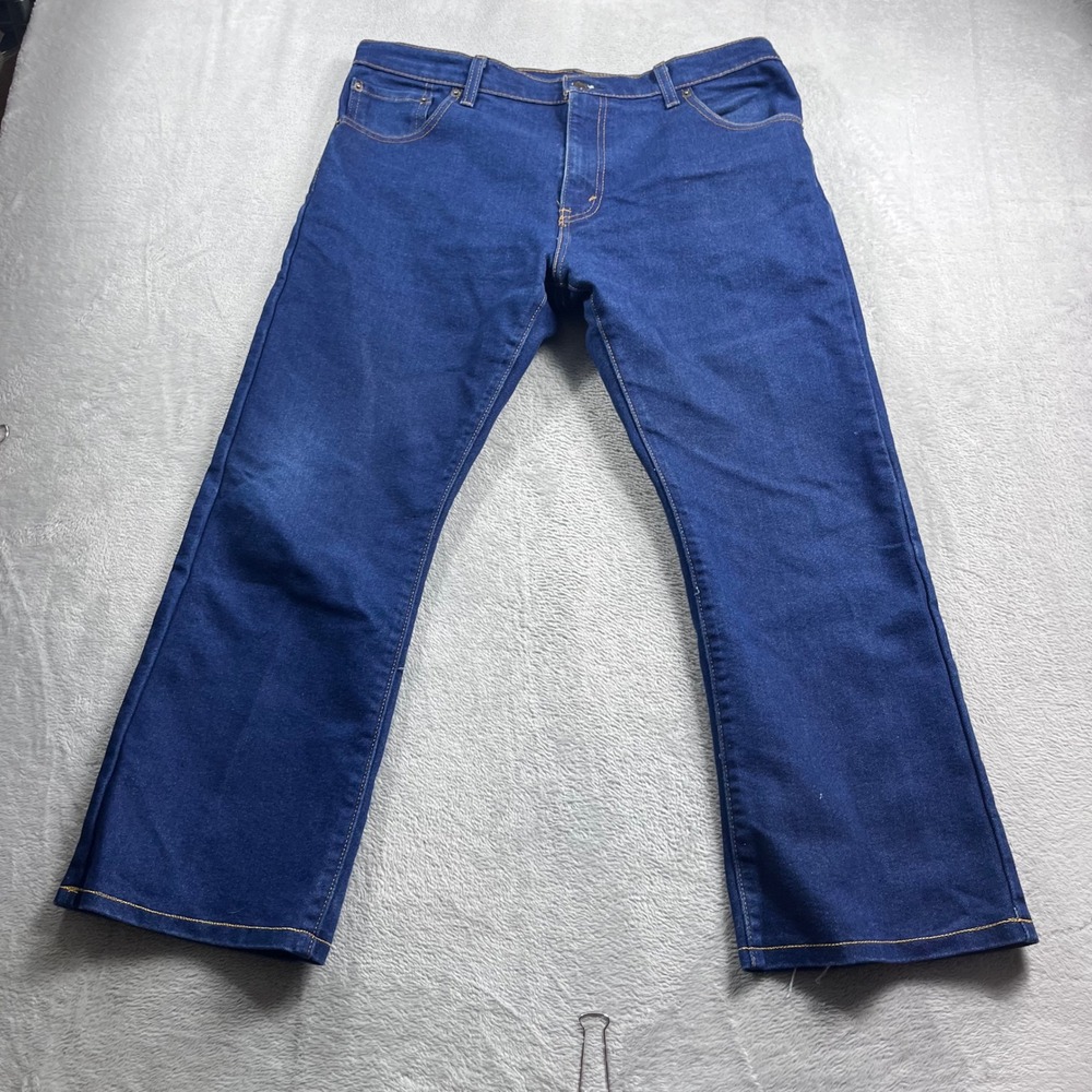 Levis 517 Bootcut Jeans Mens 36x29 Dark Wash Blue‎ Denim WaterLess